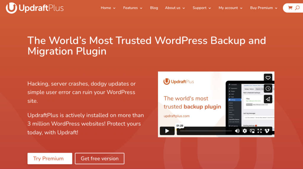 Updraft Plus is a versatile WordPress backup plugin that simplifies data protection.